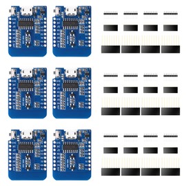 Pack of 6 ESP8266 Micro USB Development Board ESP8266 Mini ESP8266 NodeMCU with ESP8266-12F WLAN Module CH340G