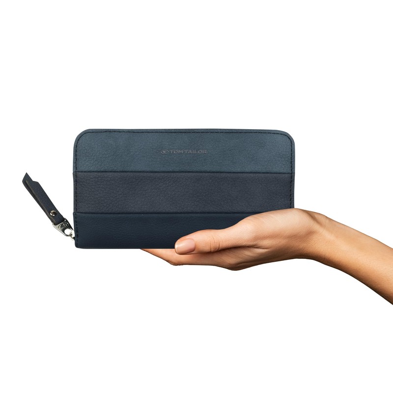 TOM TAILOR Bags Ellen Women's Zip Purse Blue, Blue, 002750