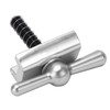 Aluminum Alloy Folding Bicycle Faucet Handlebar Handle Foldable C Buckle