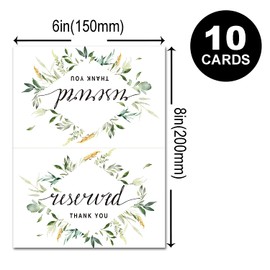 Greenery Reserved Signs for Weddings, Parties, Receptions, Restaurant and Celebrations, Reserved Signs for Tables, Reserved Signs for Wedding Chairs, 10 Pack, 4 x 6 Inches.