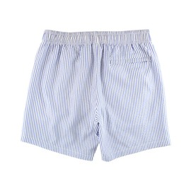 RUGGEDBUTTS Men's UPF50+ Swim Trunks - Periwinkle Blue Seersucker, Men's S