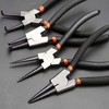 Emsmil 4-Piece 150 mm Snap Ring Pliers Set Curved Straight
