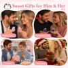 Penguin Pocket Hug Gifts for Women Men Rose Quartz 2PCS