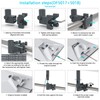 HOLACA Starlink Mini Mount, Starlink Mini RV Ladder Mount, Aluminum