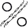 2 Sets Alloy Steel Supporting Durable Anti-Sag Gate Cable Kits