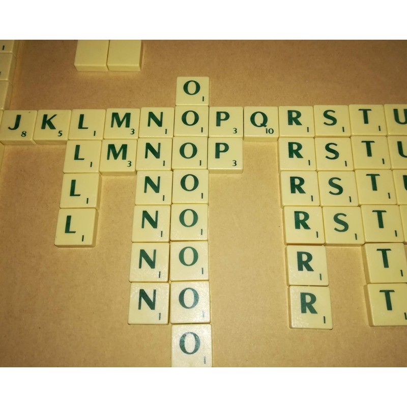 Alphabet Tiles Scrabble Tiles 100 Pack Alphabet Trout Crossword Toys