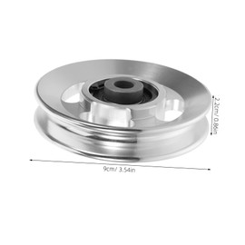 Kisangel Fitness Pulley Wheel Bearing Workout Pulley System for Home Gym Equipment Smooth Cable Movement Precision Engineering Compact Design