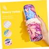 NUOBESTY 2pcs Canvas Roll-up Pencil Cases Maple Pattern Pencil Wraps