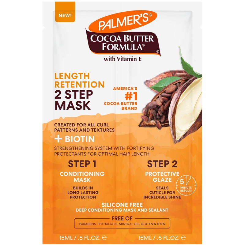 Palmer's Cocoa Butter Formula Biotina Longitud Retención 2-Step Hair Mask