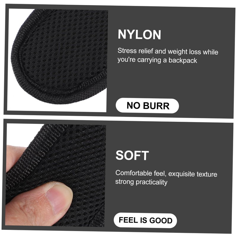 KOMBIUDA Comfortable Nylon Shoulder Pad for Backpack Guitar Strap Pressure