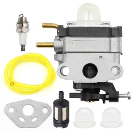 JUUDDENPARTS 753-06258A Carburetor Kits, Replacement for Troy-Bilt TB146EC TB575EC TB516EC TB525EC TBP6160 Tiller Trimmer Blower, Replaces 753-05676A 753-08025 753-06258