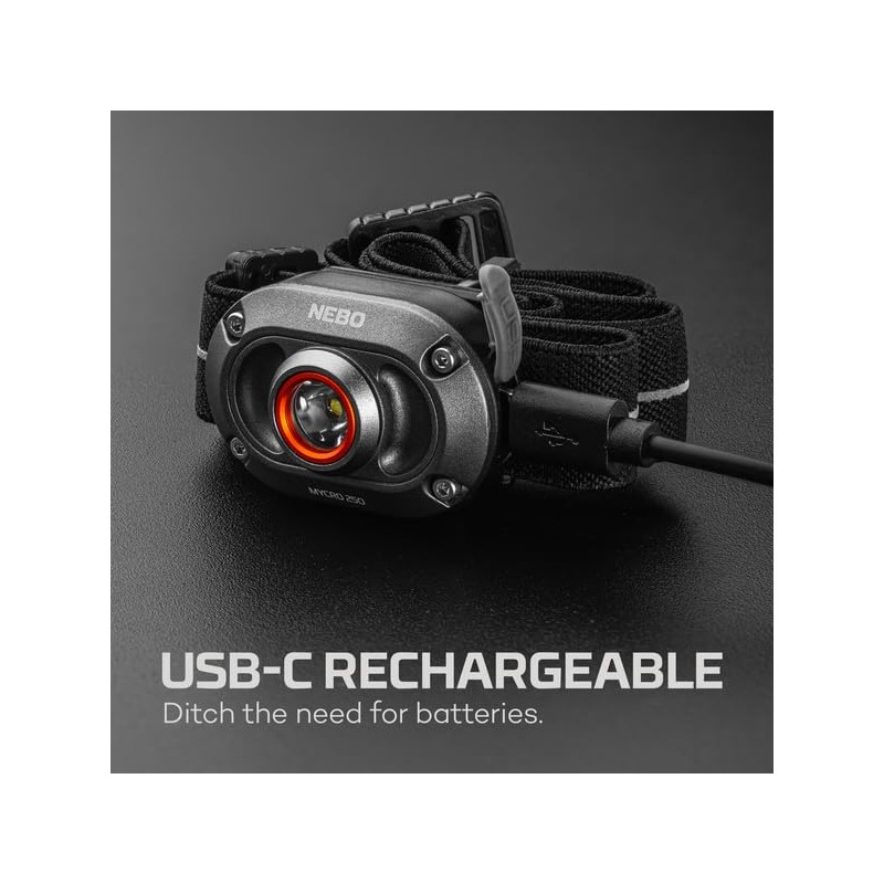 NEBO MYCRO 250LM HEADLAMP Twin Pack