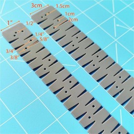 Flex - Hemmer de silicona con 50 piezas de tachuelas coloridas, herramienta de costura profesional para dobladillo perfecto resistente al calor, regla de dobladillo flexible, ayuda de costura flexible