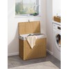 Greenstell Laundry Hamper with lid, No Install Needed, 130L Wicker