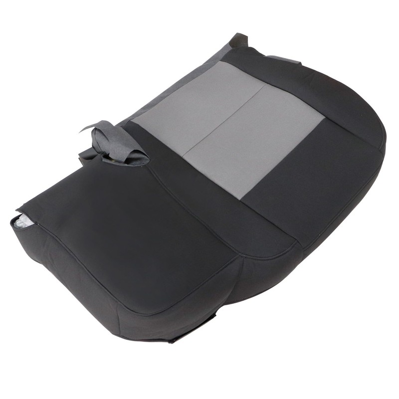Driver Side Bottom Replacement Cloth Seat Cover Ebony Black/Med Flint