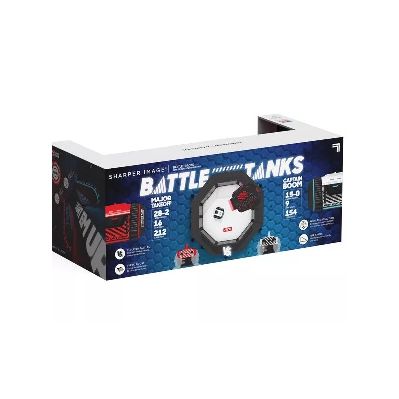 Sharper Image - Rc Battle Tracks Wedge Tanks (1014430) Battle
