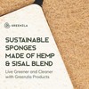 Greenzla Spugne da cucina naturali, confezione da 6 – Spugna