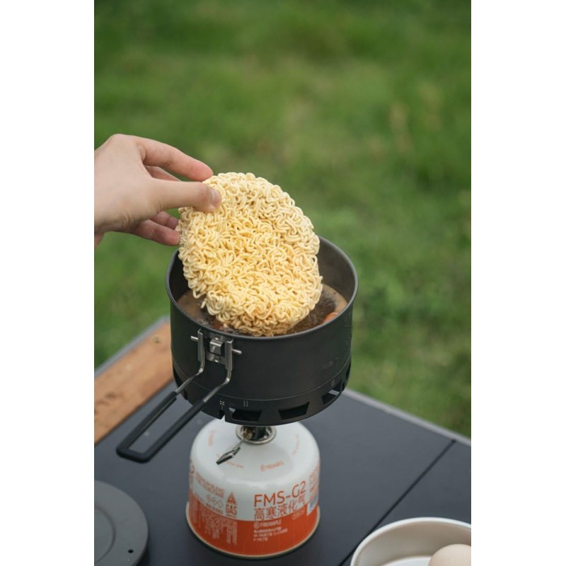 Fire-Maple Camping Pot 0.8L Aluminum Heat Exchanger Ramen Cooker Pot