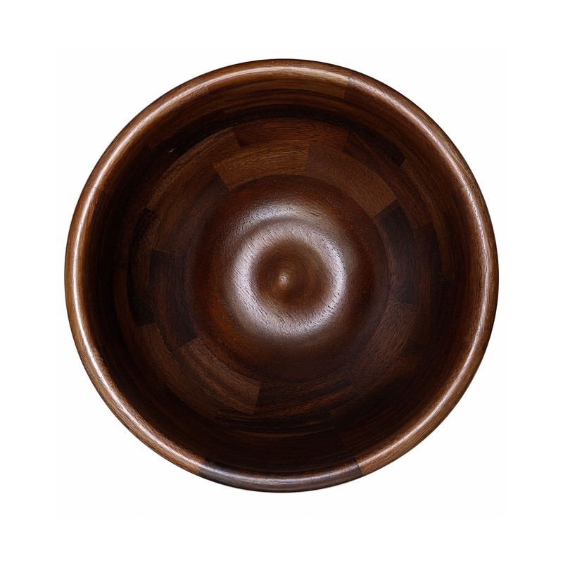 Premium Solid Walnut Wood Mixing Bowl, Compatible with KitchenAid 4.5