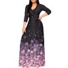 FANDEE Women's 2025 Maxi Dress - Floral Printed Bohemian Summer
