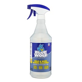 Blue Wolf Mag & Wheel Cleaner Spray – Heavy Duty Tire & Rim Cleaner, Removes Brake Dust, Grease & Road Grime, Restores Shine, Fast-Acting Formula for Deep Cleaning & Protection – 32 oz