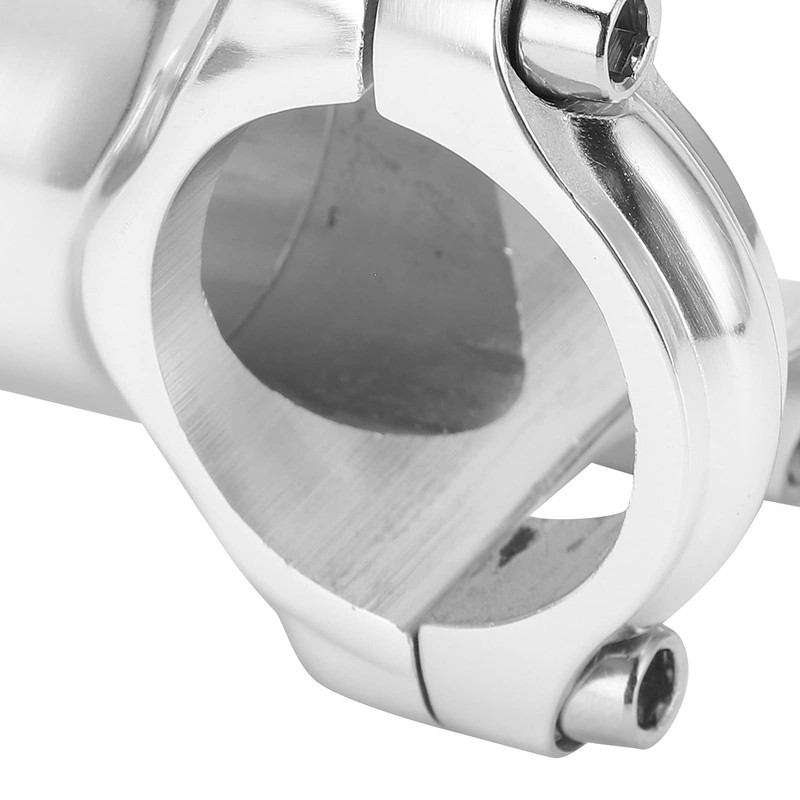 Silver Bike Stem Lightweight Aluminum Alloy with 28.6mm Front Fork