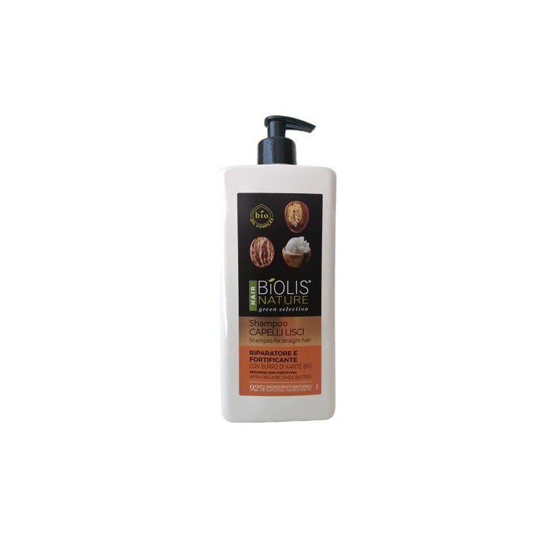 Biolis Nature Shampoo zur Reparatur und Stärkung von glattem Haar,
