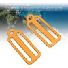 Scubas Diving Slide Fixing Buckle Stoppers Aluminium Alloy Lightweight Weight