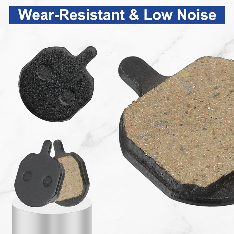 sourcing map 2set Disc Brake Pad 0.82" x 1.08" Semi-Metallic