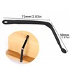XMHBG 6 Pack Book Page Holder Clips with Torsion Spring