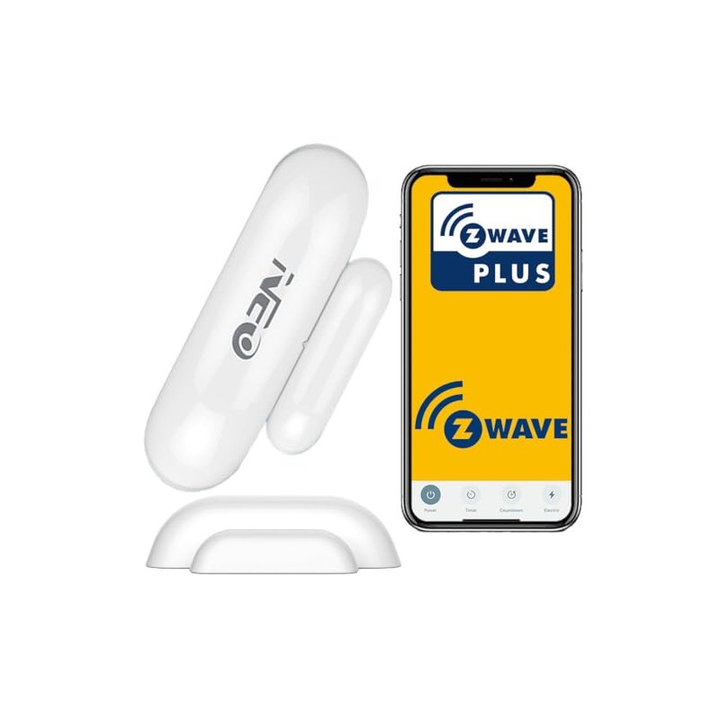 Window Opening Sensor Z-Wave Contact Compatible with Smarthings