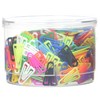 Laurel Plastiklips Reusable & Recyclable Paperclips - Assorted 25mm Tub