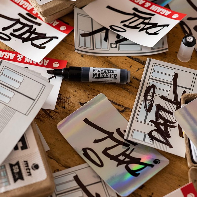 Montana Colors MTN WTF Stickers Again & Again, 50 Stickers