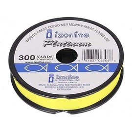 Izorline 6078 Platinum Co-Polymer Mono Line, 30 lb/300 yd, Hi-Vis
