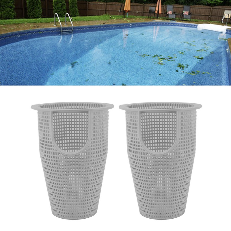 2PCS Pool Pump Filter Basket Easy To Install B199 Strainer