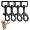 RSYHVG Dog Lead Clips, Swivel Snap Hooks, Heavy Duty, Black,