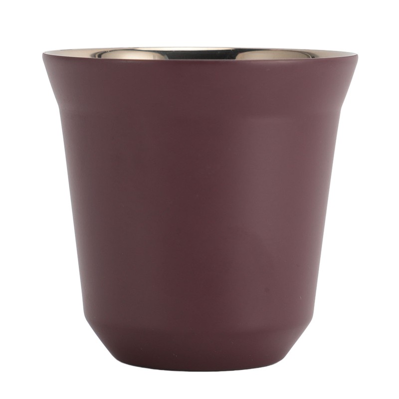 Double Wall Stainless Steel Demitasse Cup Coffee Cup Reusable Stackable