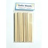 15cm Wooden Craft Sticks - Hardwood Dowels Poles 6mm Diameter