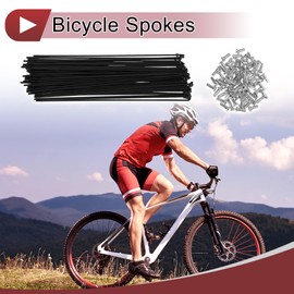 TUCKBOLD 72 Set 14G Bicycle Spoke 193mm Bike Wheel Spoke Carbon Steel Black