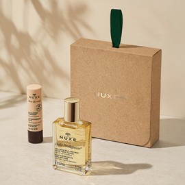 Nuxe Bestselling Gift Set (Dry Oil 30ml + Reve de Miel Lip Balm 4g) (Warm) (2604)