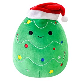 20cm Christmas Tree Plush Pillow Toys,3D Cute Christmas Stuffed Tree Pillow Doll Squishy Cotton Plushies Doll,Super Soft Toy Gift for Kids Kids Collection Home Decoration