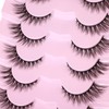 Lashes Natural Look False Eyelashes Wispies Short Faux Mink Lashes