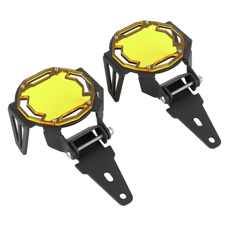 Motocycle Fog Light Guard Protective Cover LED Lamp Protector Fit