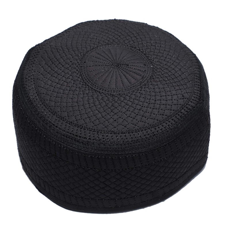 Kufi Men's Unisex Skull Cap Women's Designer Solid Hat with