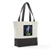 CafePress Peace Love Tuba Canvas Tote Top Zipper Closure