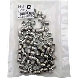 Waki Sangyo Shelf Dowel, Men, Shelf Bracket Dowel, 100-Piece Set, Chrome, 8mm, Cabinet, Bookshelf, DB-021