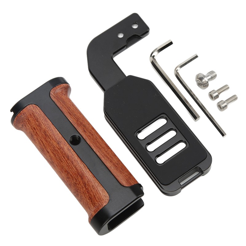 Universal L Shaped Quick Release Wooden Side Handle Stabilizer Quick