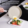 MsMk Ceramic Nonstick 8-inch, 9.5-inch and 11-inch Frying Pan Set,
