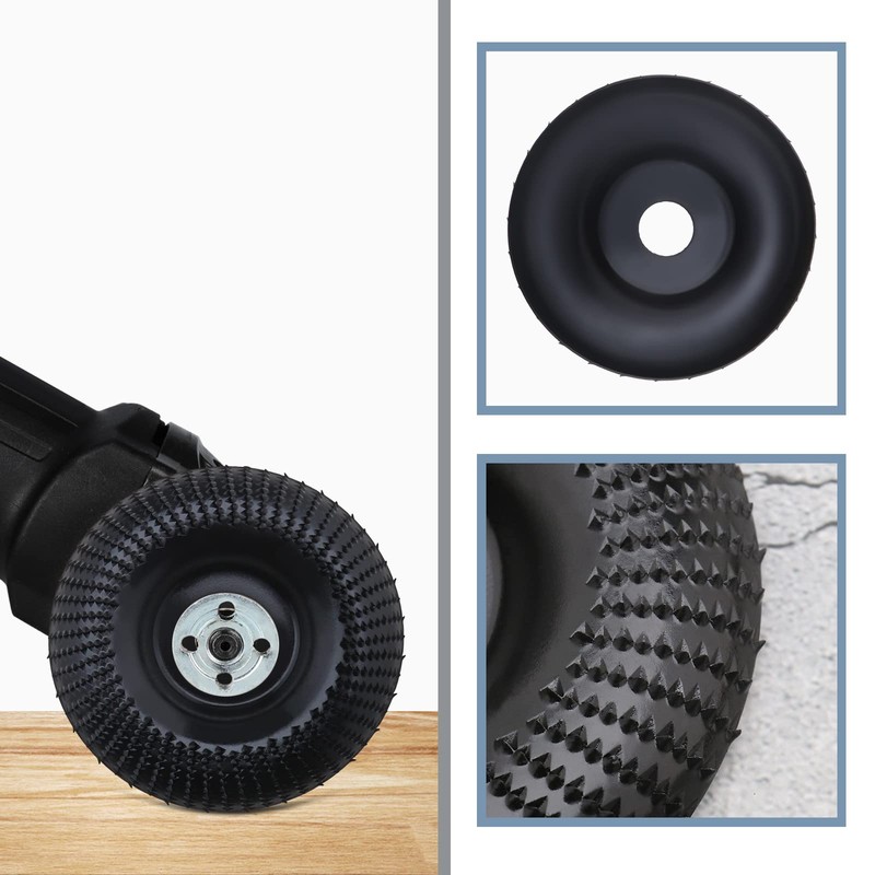EMSea Angle Grinder Disc 5 inch Wood Shaping Polishing Grinding