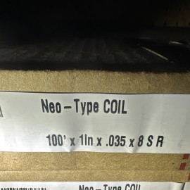 Lenox Neo-Type Coil Band 100ftL, 1 in W X .035 X 8 S R